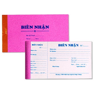 [MUA SỈ GIẢM 10%] Phiếu Biên nhận bán 1 lốc (10 cuốn) (43 tờ)