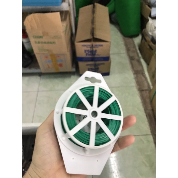 Cuộn dây kẽm bọc nhựa dài 100mét