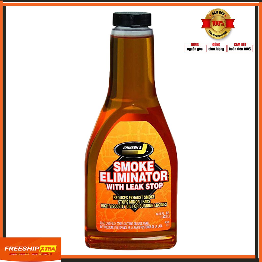 Phụ gia giúp ngưng khói xe Johnsen's Smoke Elimnator 423ml