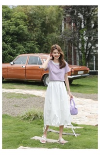 Chân váy ulzzang buộc dây