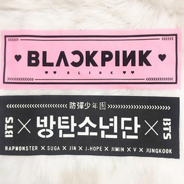 Banner Blackpink in màu 5 mẫu hình ảnh thần tượng nhóm nhạc Hàn Quốc quà tặng trang trí xinh xắn