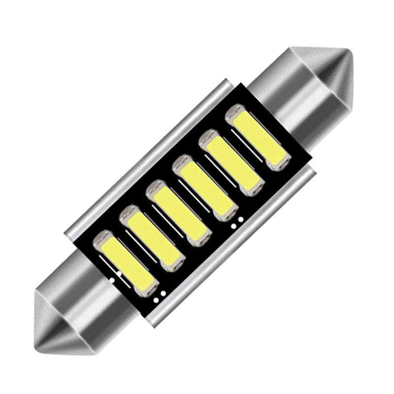 1 Đèn LED 31mm 36mm 39mm 41mm 6 LED 7020 SMD Chips C5W C10W Cho Xe Hơi