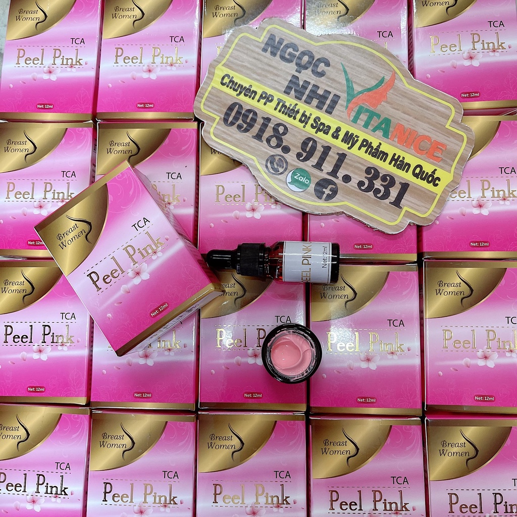 Peel hồng nhũ hoa Peel Pink TCA