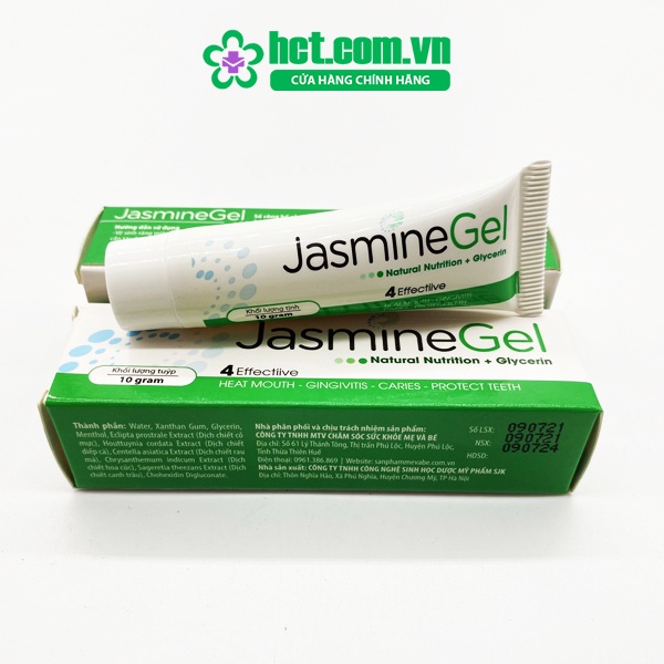Gel bôi nhiệt miệng Natural Jasmine tuýp 10 gram