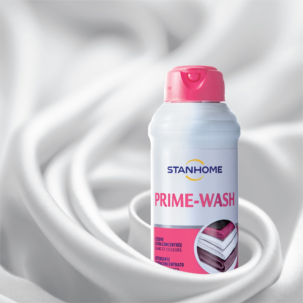 Nước giặt đậm đặc cho đồ trắng và sáng màu Stanhome prime wash extreme active 1000ml