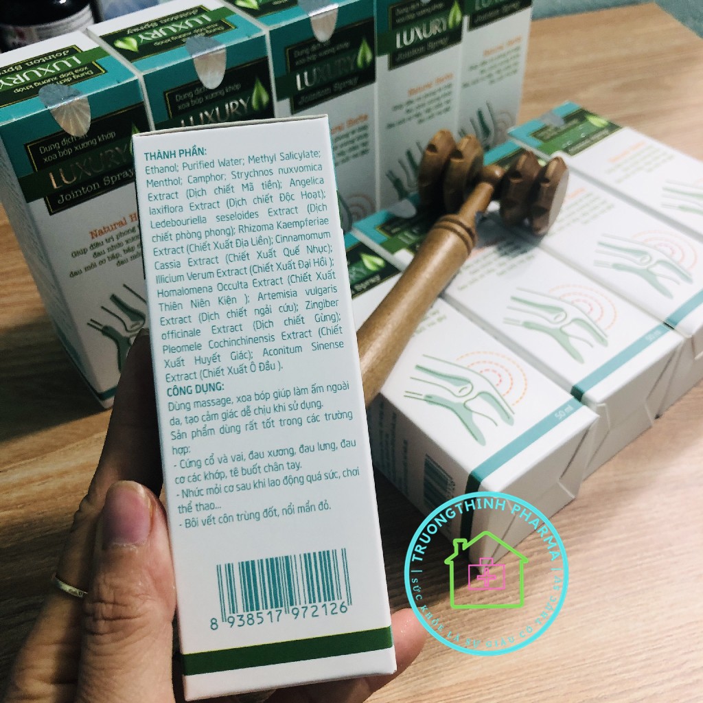 Dung dịch xịt xoa bóp Jointon Spray