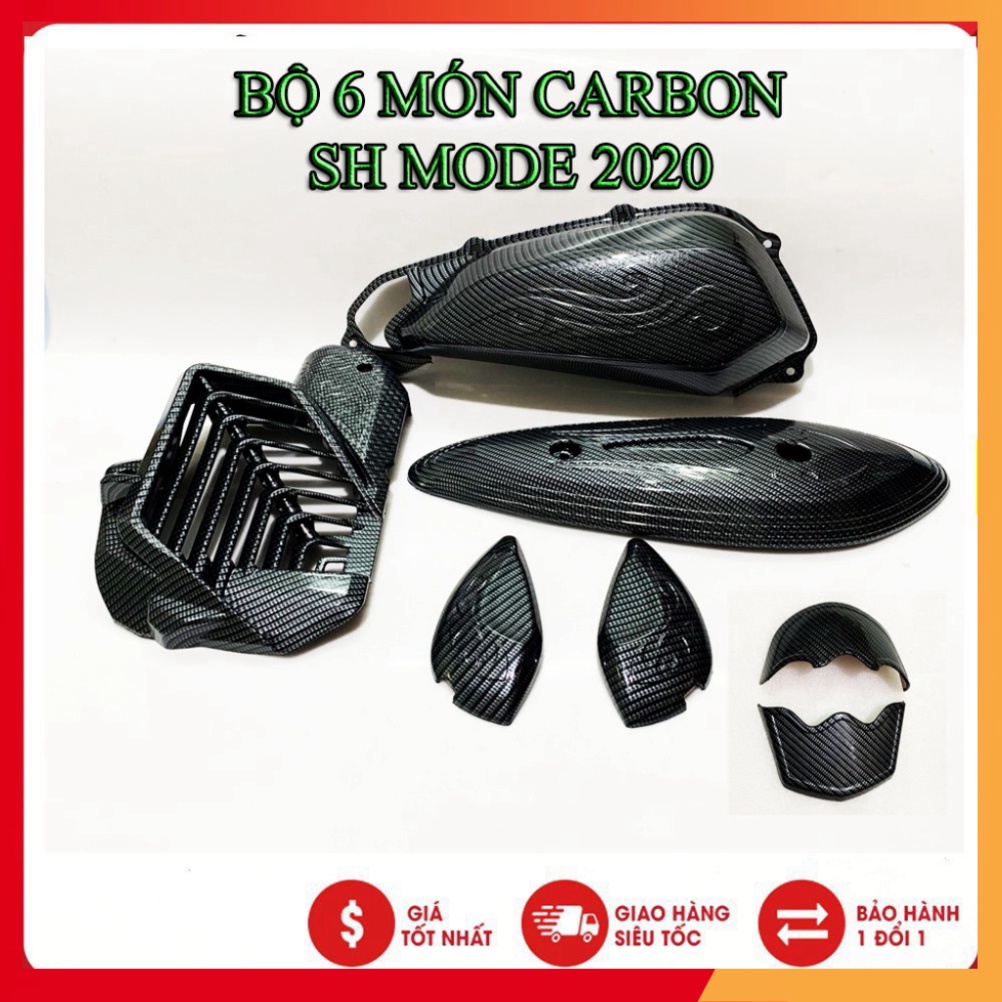 BỘ CARBON 6 MÓN SH MODE 2020 - 2021 ARTISTAR ( HÌNH ĐẠI DIỆN) (Ảnh sp thật)