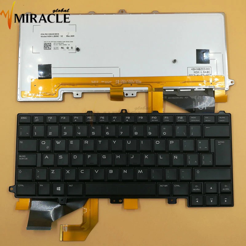 [Mã 33ELSALE hoàn 7% đơn 300K] (KEYBOARD) BÀN PHÍM LAPTOP DELL ALIENWARE M14X R3 dùng cho Alienware M14X R3