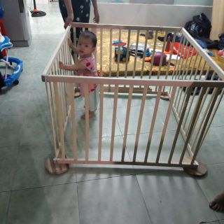 Cũi 3D cho bé 4 cánh nang dẹp