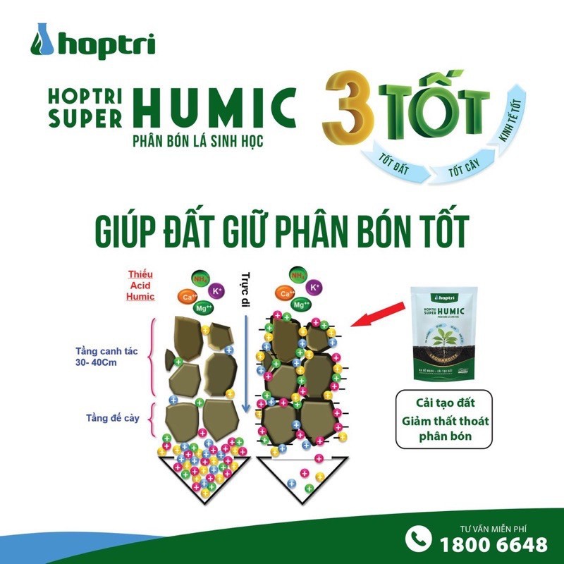 Humic hợp trí - phân bón super humic hợp trí  dạng bột