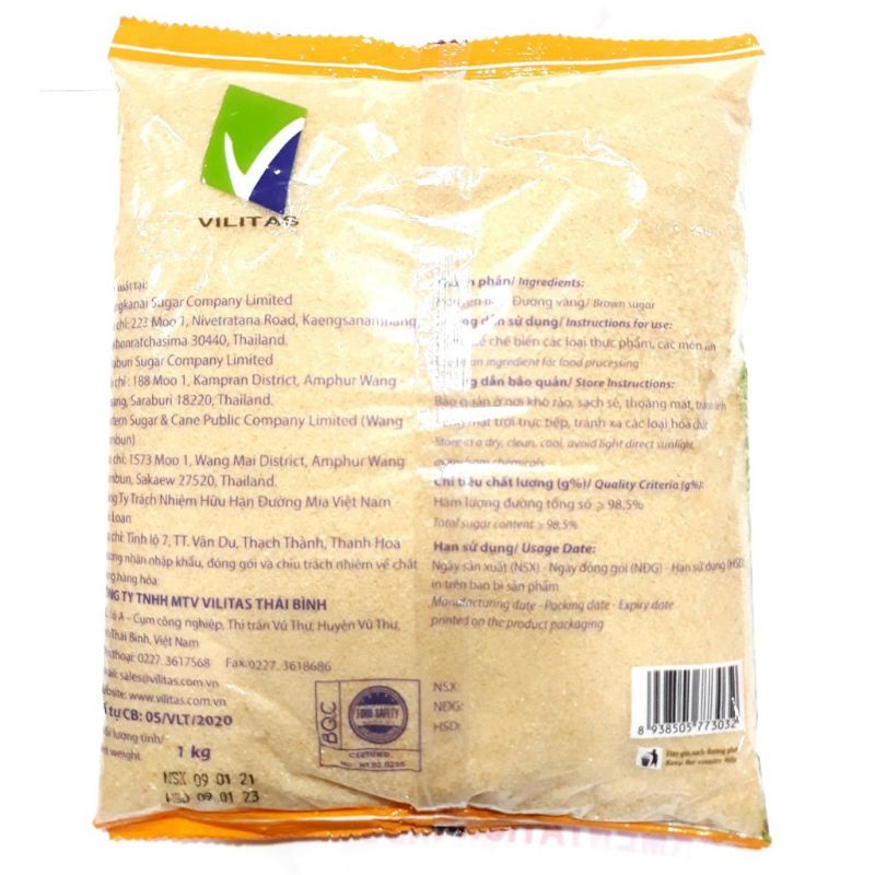 ĐƯỜNG VÀNG VILTAS - TÚI 1KG