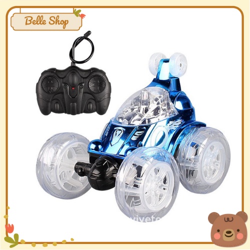 Xe Đồ Chơi, Xe Điều Khiển Từ Xa Nhào Lộn 360 Độ Phát Sáng