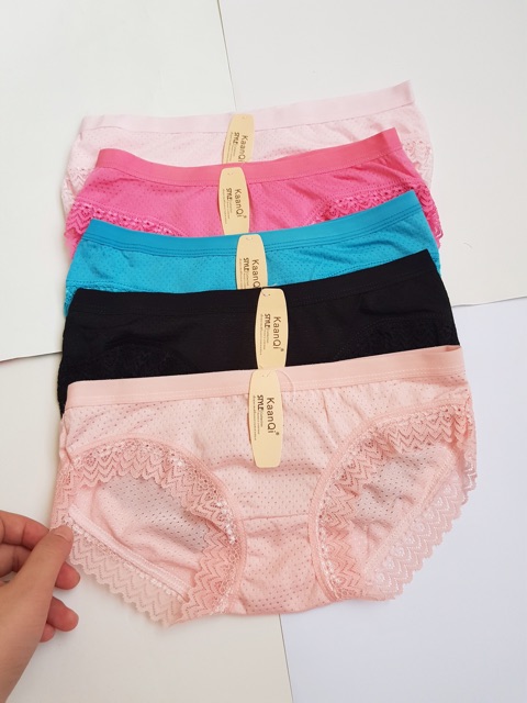 SET 10 chiếc quần lót thông hơi viền ren thái 9933