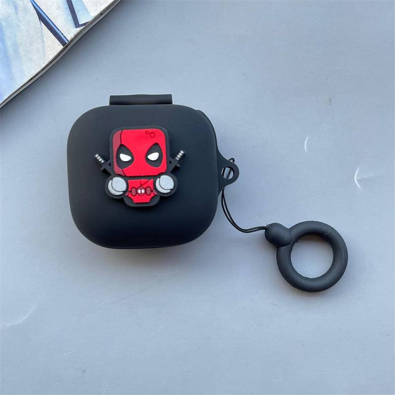 Vỏ Bọc Hộp Sạc Tai Nghe TWS In Hoạt Hình Có Móc Khóa Tiện Dụng Cho Beats Fit Pro