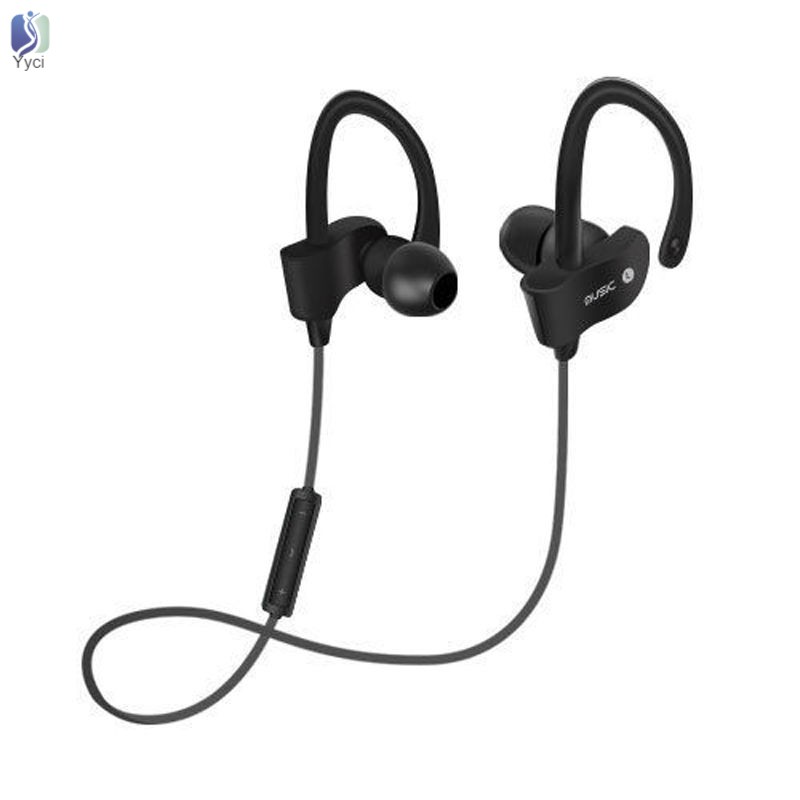 Yy Wireless Bluetooth Headset Sport Stereo Headphone Ear Hook Earphone for iPhone Samsung Huawei @VN