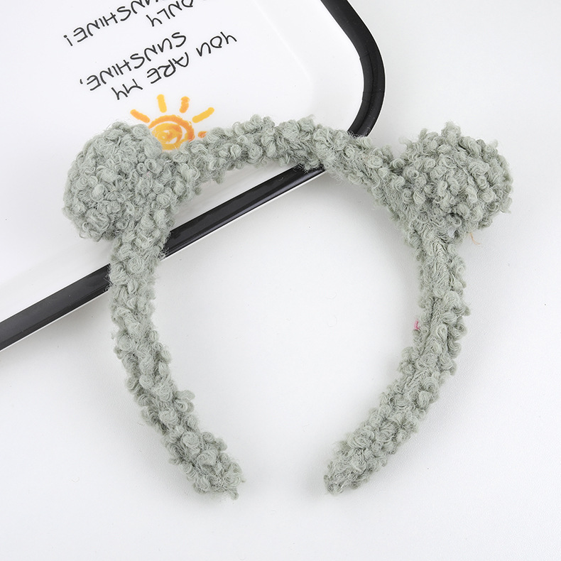 Băng Đô Cài Tóc Rửa Mặt Hình Gấu Hoạt Hình Nhồi Bông Đáng Yêu