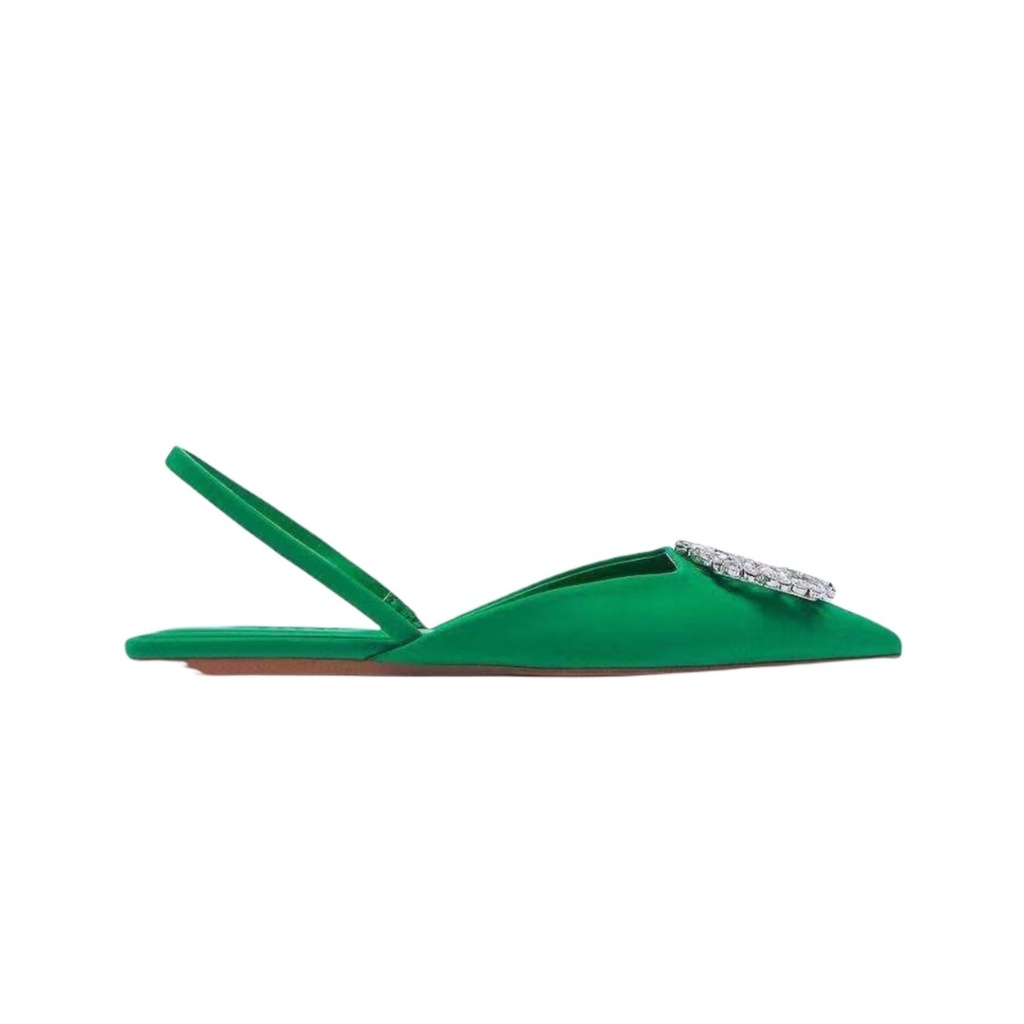 Giày bệt, giày bệt nữ mũi nhọn đính đá - GB002