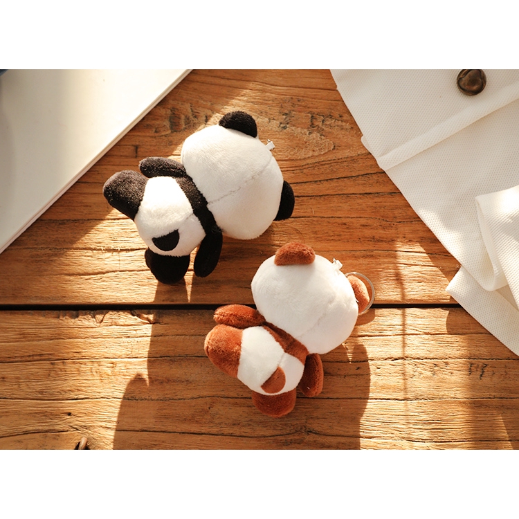 Móc Khóa Gấu Trúc Nhồi Bông Dễ Thương 10CM