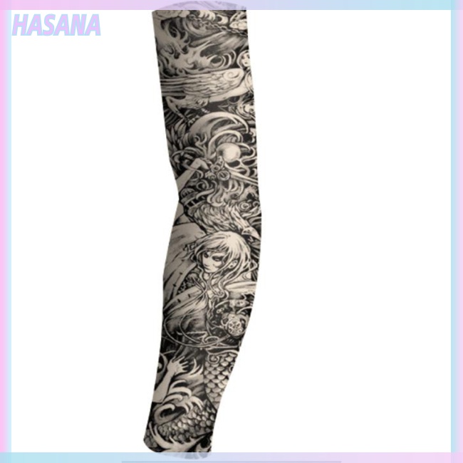 Găng Tay Nylon Co Giãn Chống Nắng Và Tia Uv Dùng Khi Xăm Hình Dịp Halloween