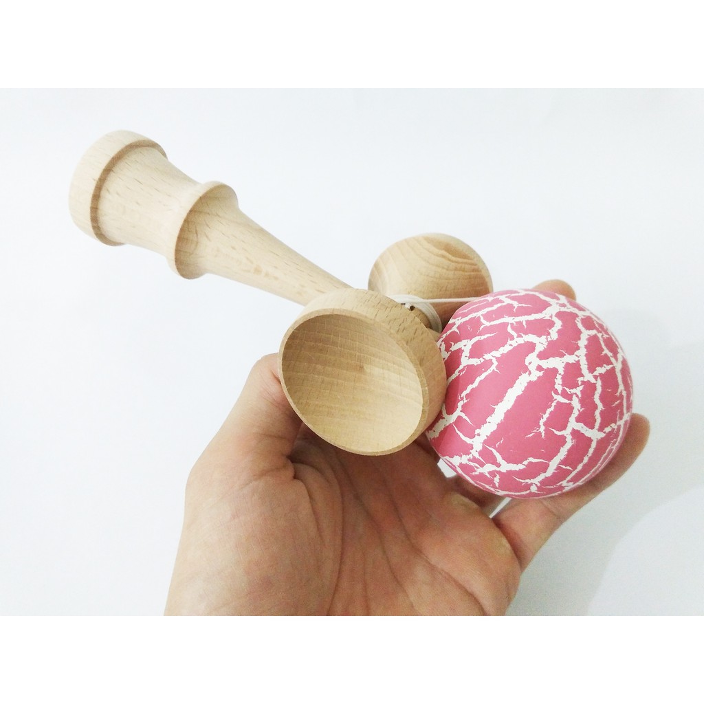 Đồ chơi giải trí phát triển kỹ năng Kendama gỗ Nhật Bản kích thước Standard