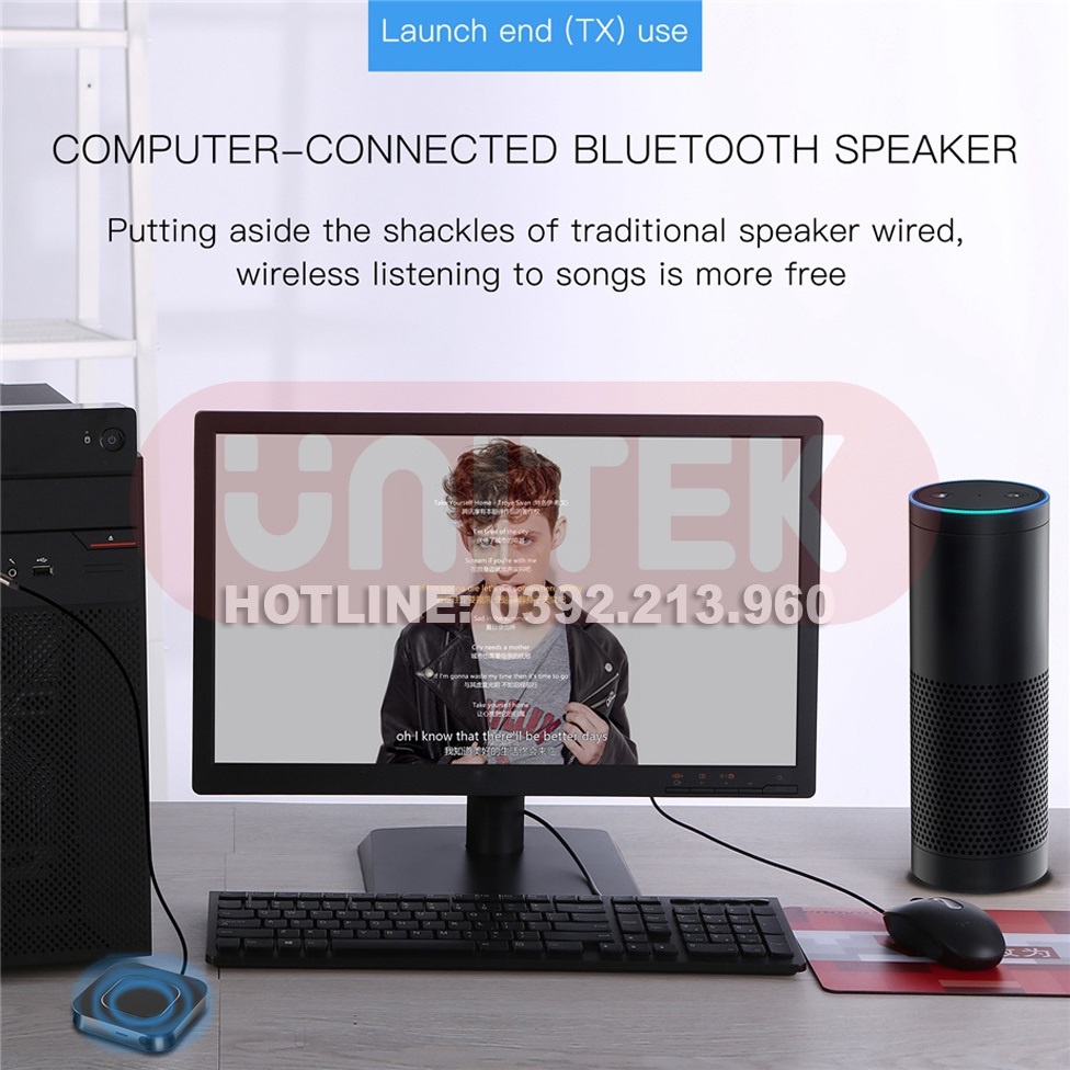 Thiết Bị Thu, Phát Nhạc Bluetooth 5.0 2in1 BT-13 chất lượng cao