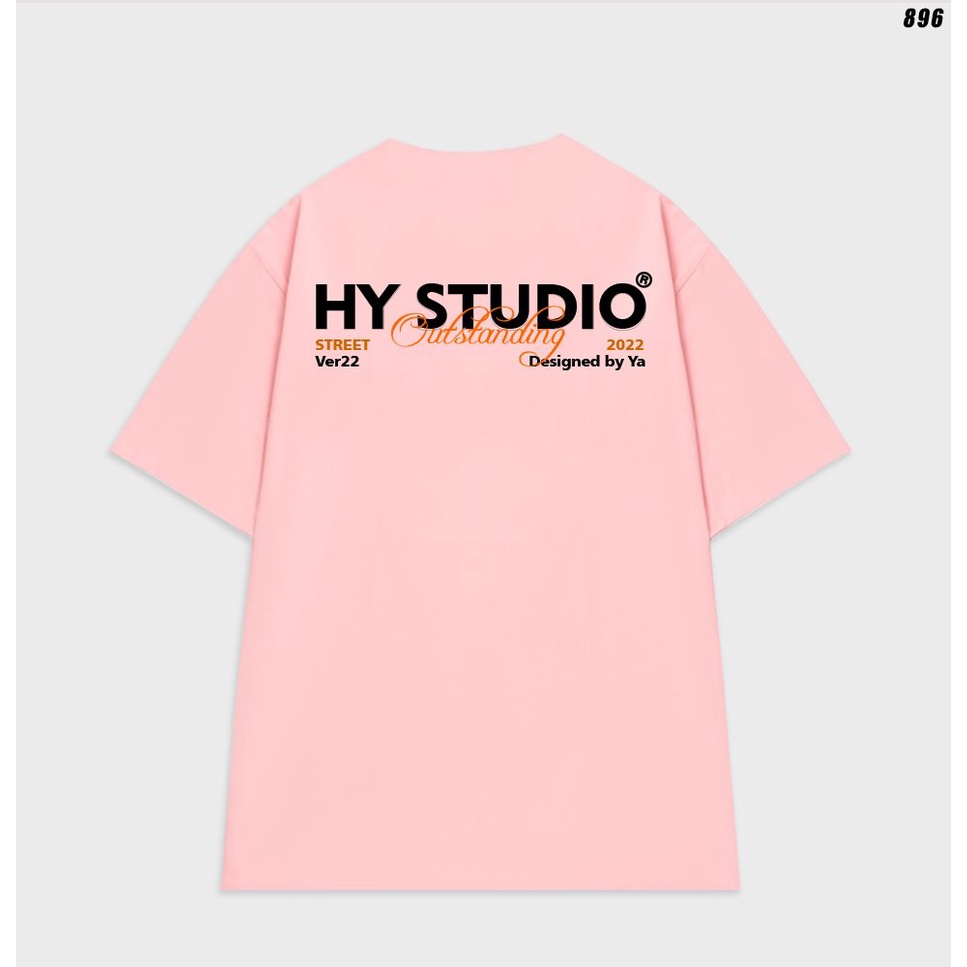 Áo phông tay lỡ nam nữ unisex HY STUDIO Outstanding 896 form rộng