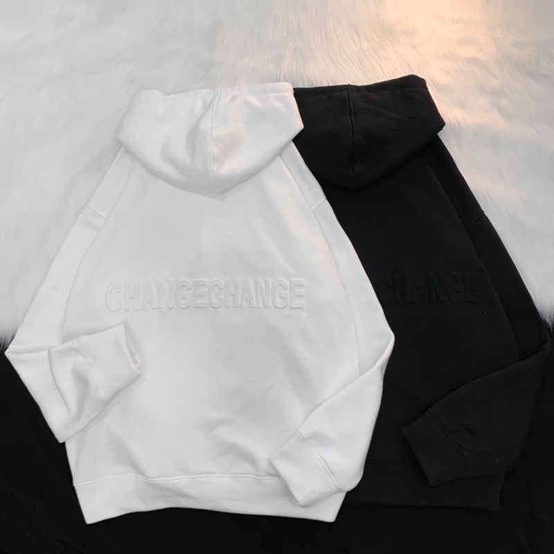 Áo Khoác Hoodie Phối Zip 37 Dập Chữ Nổi Vải Nỉ Bông Form Rộng Ulzzang | BigBuy360 - bigbuy360.vn
