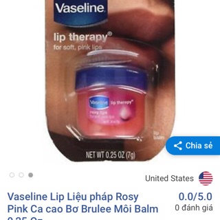Vaselin dưỡng môi 7g