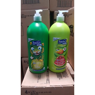 Sữa tắm gội 3 in 1 suave kids 1.18 lít