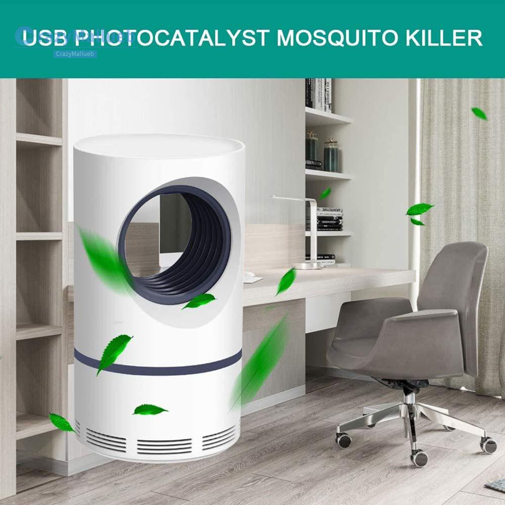 Crazymallueb❤UV USB Mosquito Repellent Lamp Photocatalytic Electric Insect Trap Light❤Lighting