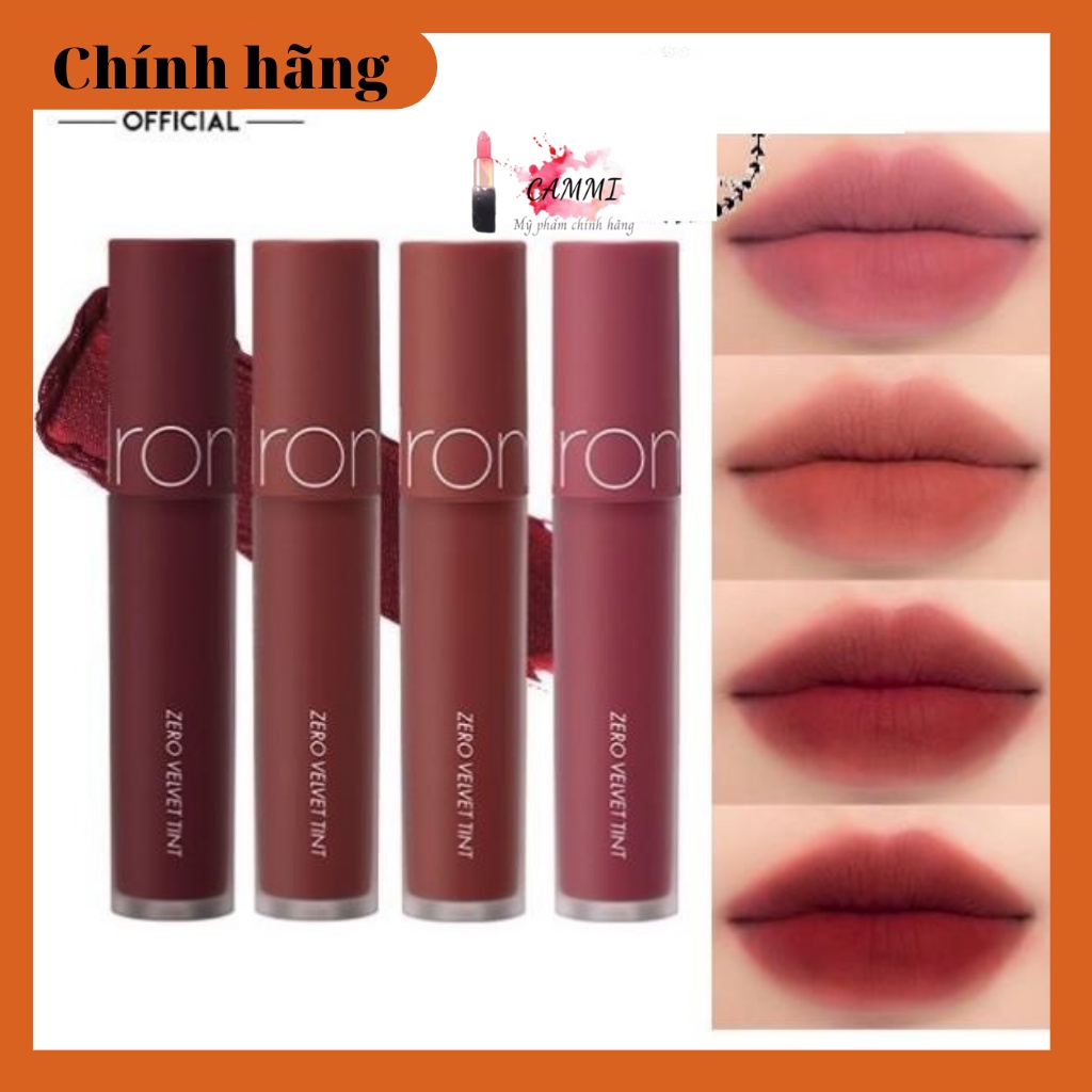 SON ROMAND ZERO VELVET TINT MẪU MỚI 2020 (MÀU 18.19.20.21)