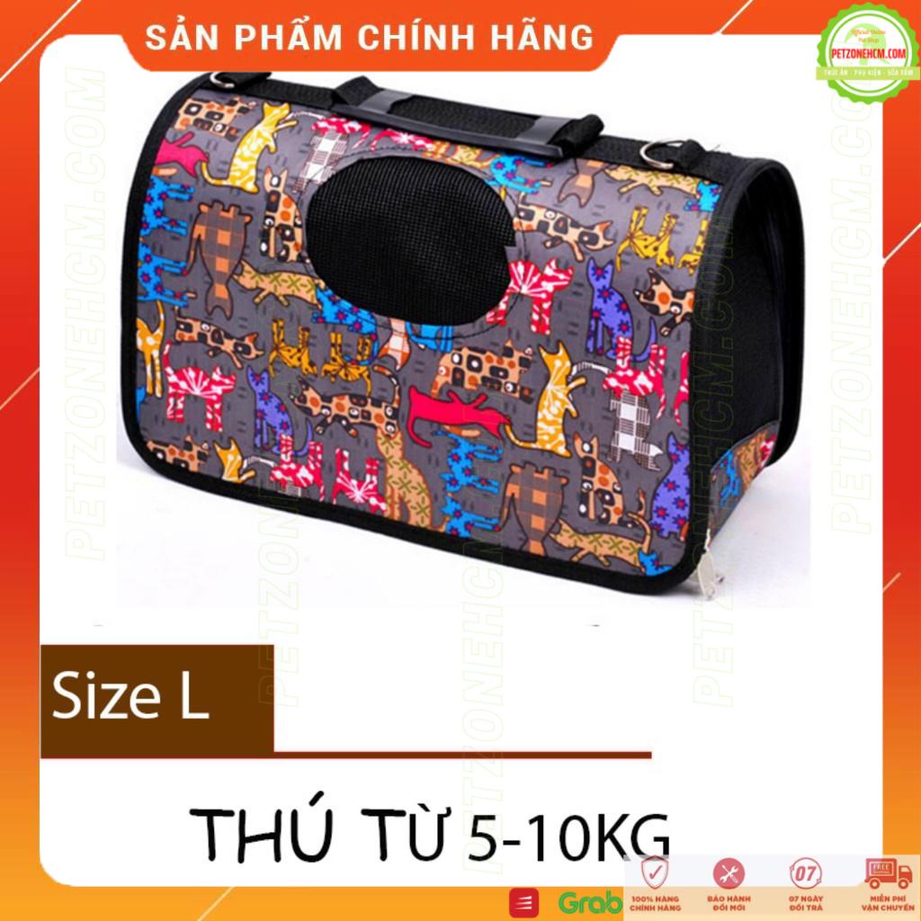 Túi vận chuyển chó mèo giả da  FREESHIP 70K  khoang rộng rãi | có lưới thoát khí | đi mưa nhẹ | PetZoneHCM