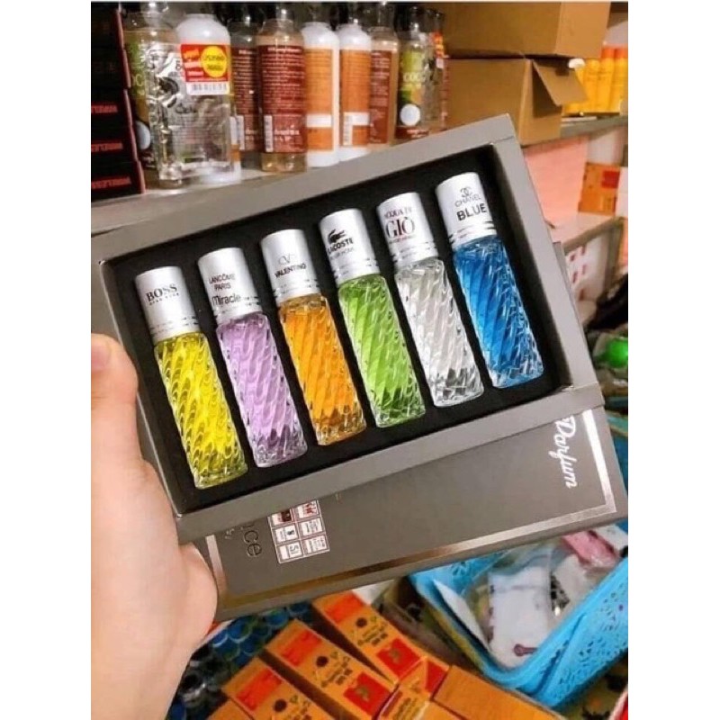 Set 6 chai nước hoa chiết Pháp 🌸BAO THƠM🌹 chai tiện dụng nhỏ xinh , thay đổi mùi hương linh hoạt | BigBuy360 - bigbuy360.vn