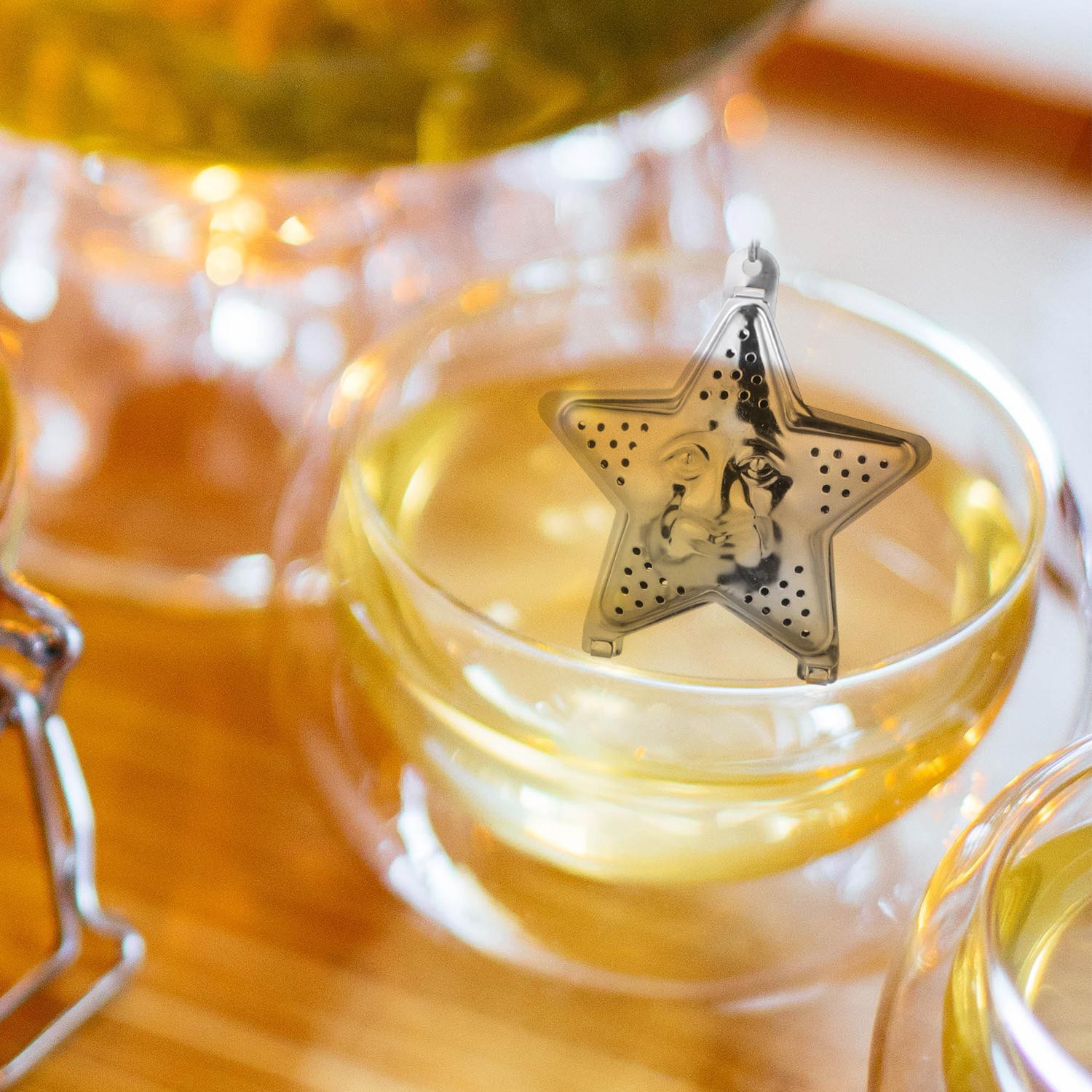 Dụng Cụ Lọc Trà Bằng Thép Không Gỉ Thiết Kế Đơn Giản Dễ Thương