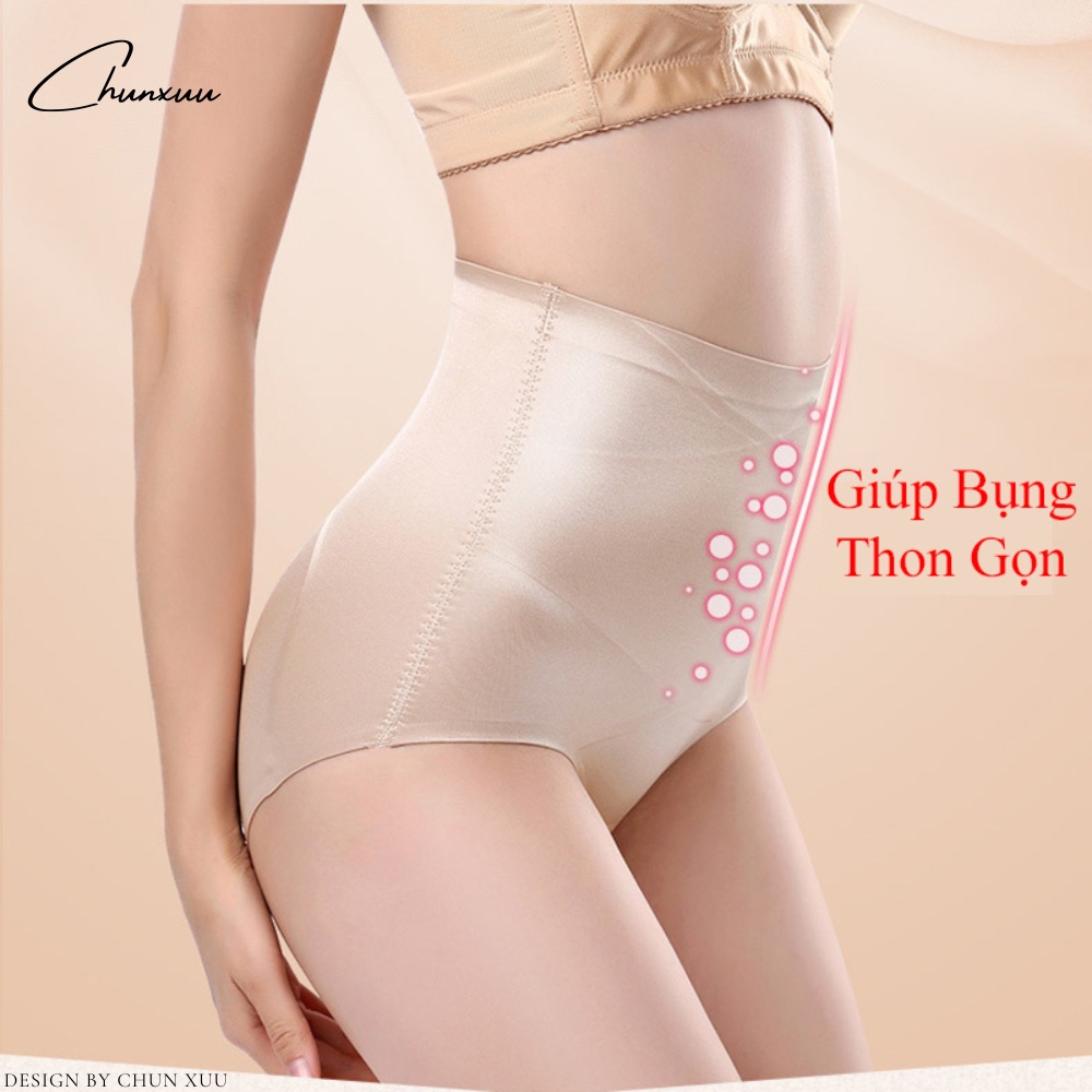 Quần gen bụng vải su lụa cao cấp nẹp định hình ôm bụng thon gọn nâng mông hiệu quả ChunXuu- GB13
