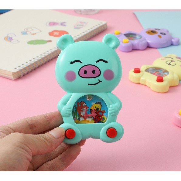 MÁY CHƠI GAME BẤM NƯỚC BẮN VÒNG HÌNH CHÚ GẤU ĐÁNG YÊU