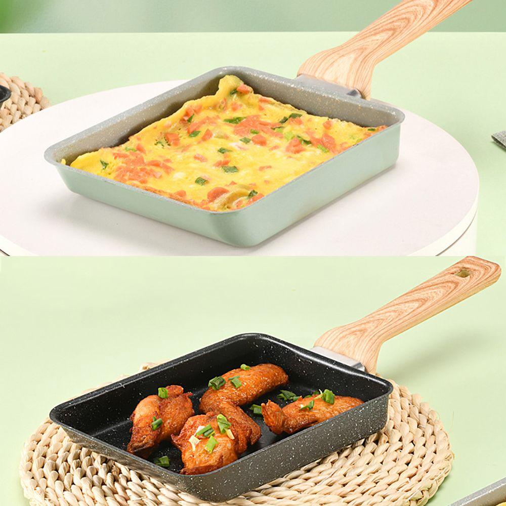 Chảo Chống Dính Tamagoyaki Omelette Hình Vuông Phong Cách Nhật Bản