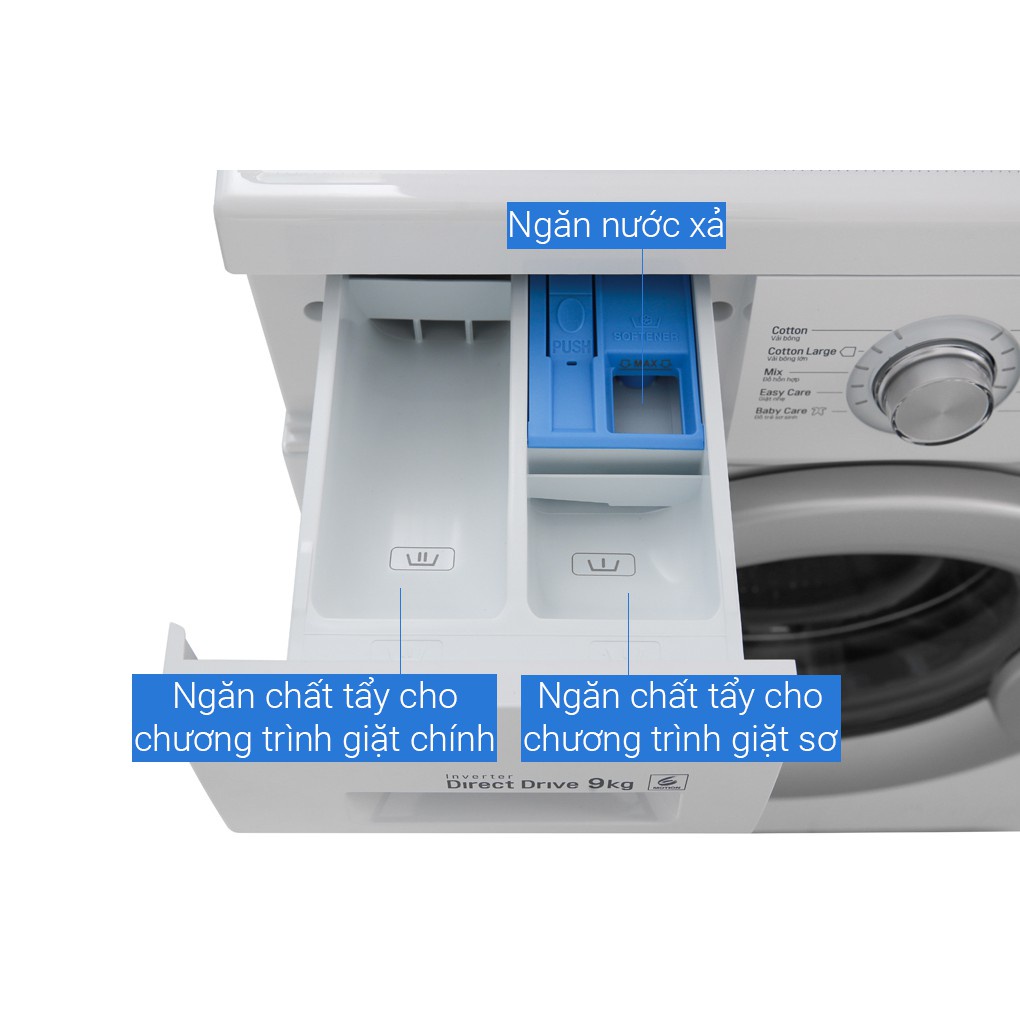 Máy giặt LG Inverter 9kg FM1209N6W