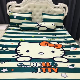 Bộ Drap Thun THÁI LAN 3D mát lạnh 4 mó