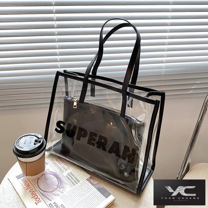 Túi Xách Cỡ Lớn Trong Suốt Thời Trang Mùa Hè Cho Nữ 2022