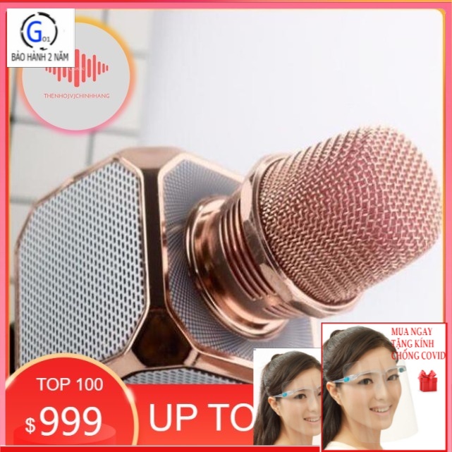 [Mã ELHACE giảm 4% đơn 300K] Micro karaoke bluetooth SD 10, mic hát không dây kiêm loa blutooth, thu âm khi hát