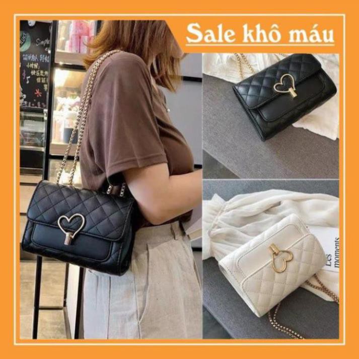 👜 ẢNH THẬT - FREESHIP 👜 Túi xách nữ đẹp, họa tiết trái tim, thiết kế sang trọng, hàng loại đẹp 3