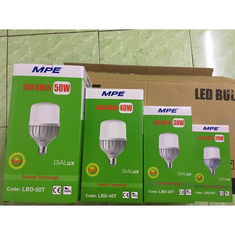 Bóng đèn led bulb 40W MPE - LBD40T/V