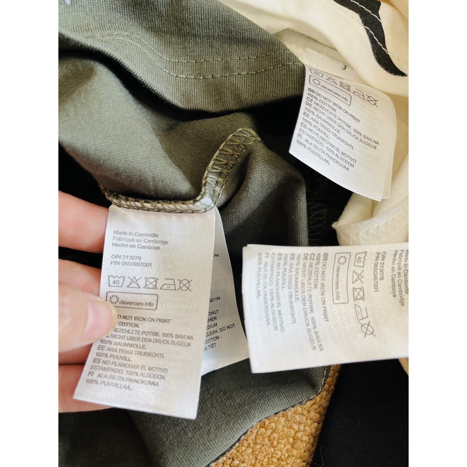 Set 2 áo HM có size đại cho bé trai