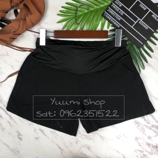 Quần short bầu chất đũi thoáng mát