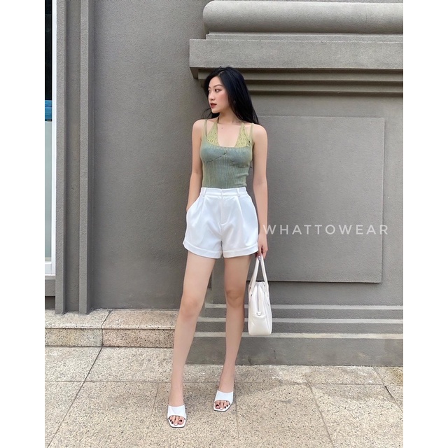 Short đai chun form mini 4 màu trung tính