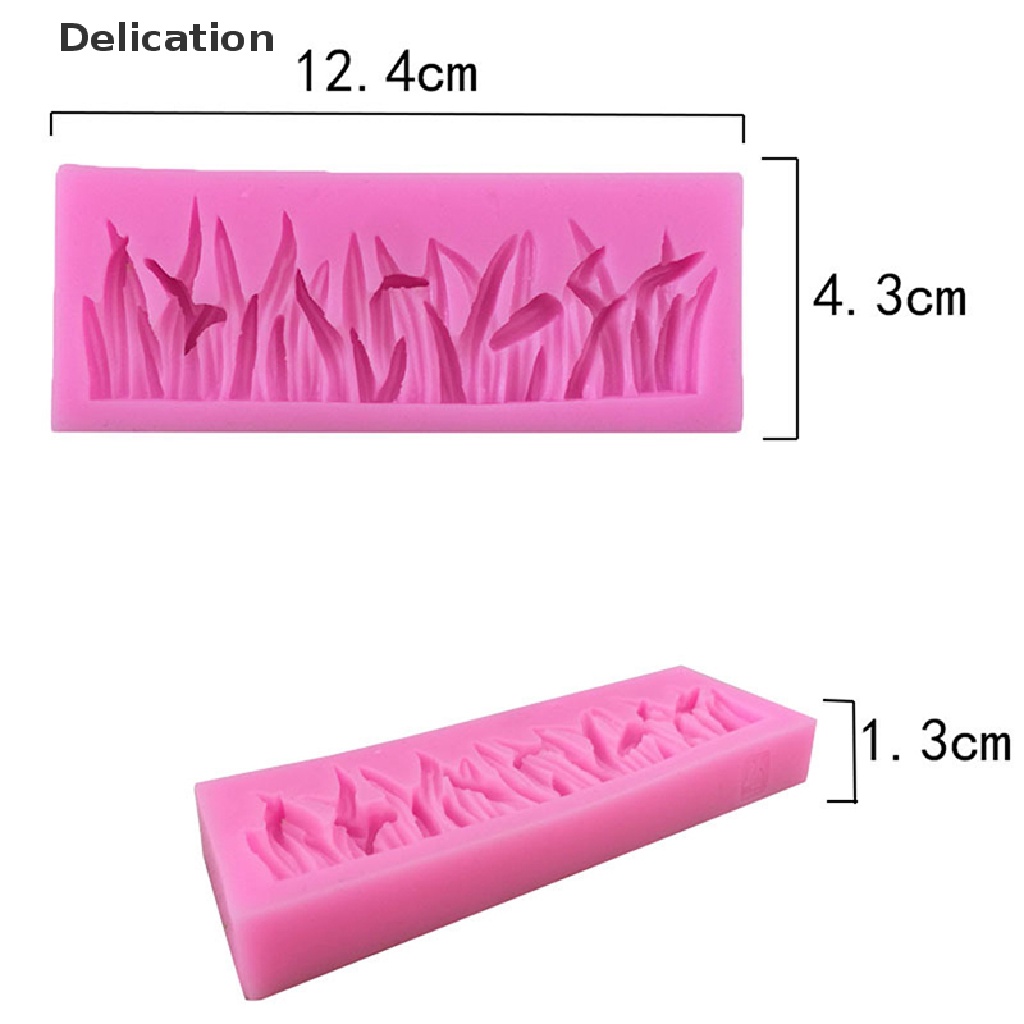 Khuôn silicone tạo hình cỏ 3D trang trí bánh DIY