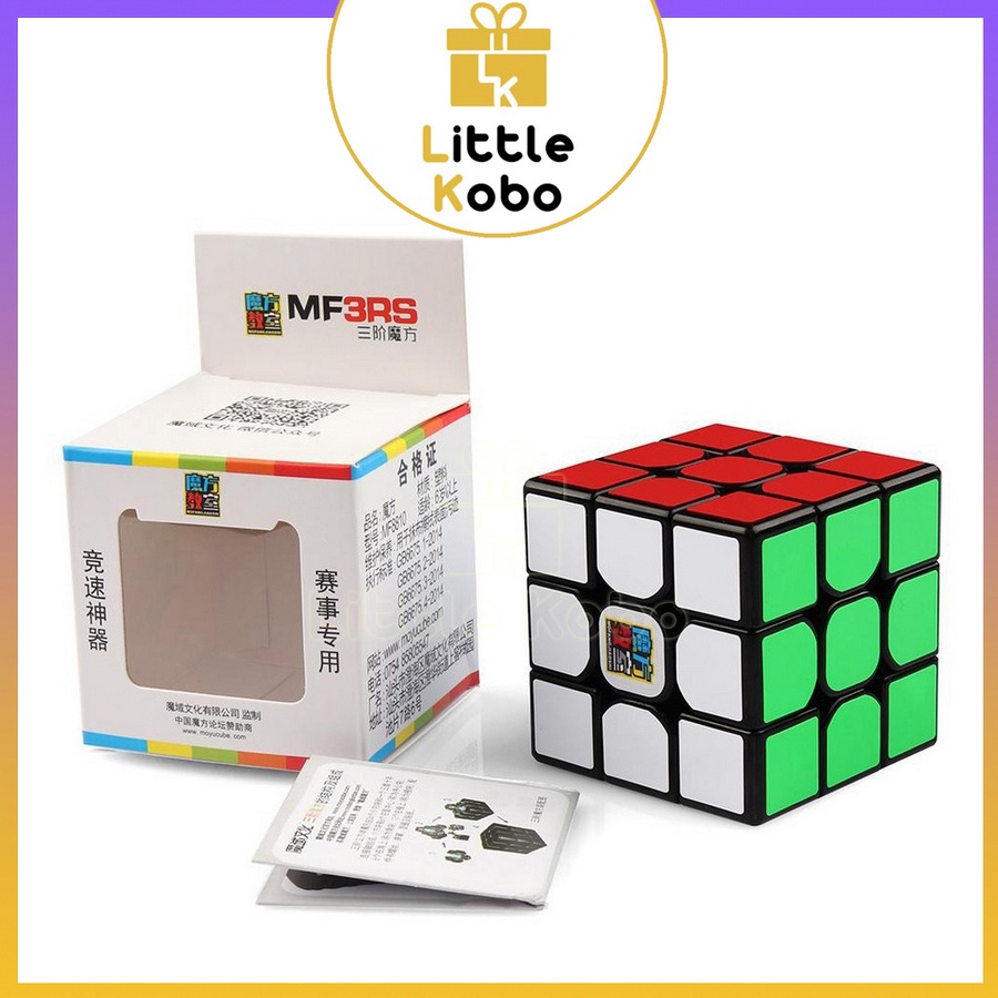 Rubik 3x3 MF3RS 3 Tầng Khối Lập Phương Rubic RS3 Viền Đen Stickerless Đồ Chơi Trí Tuệ