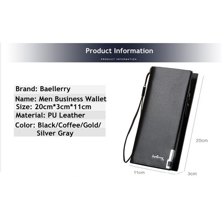 [Mã FAMAYWA2 giảm 10K đơn 50K] ❀Sẵn hàng ❀ Ví Nữ/Ví Nam Cầm Tay Thời Trang Cao Cấp Baellerry SW002 | BigBuy360 - bigbuy360.vn