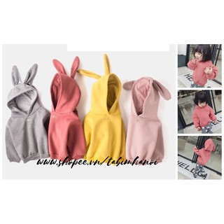 [Hàng Xuất Khẩu] Áo nỉ Áo Len Hoodies Cho Bé Tai Mèo dễ thương